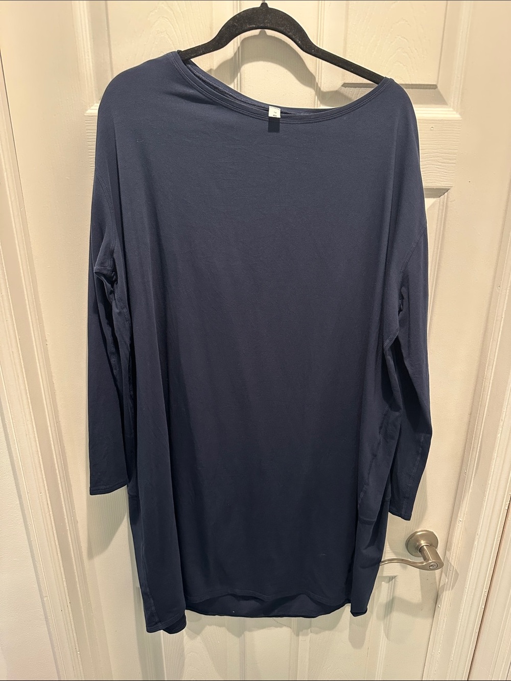lululemon athletica Navy Long Sleeve Tunic Dress Size 14